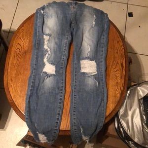 willow & root high rise mom jeans